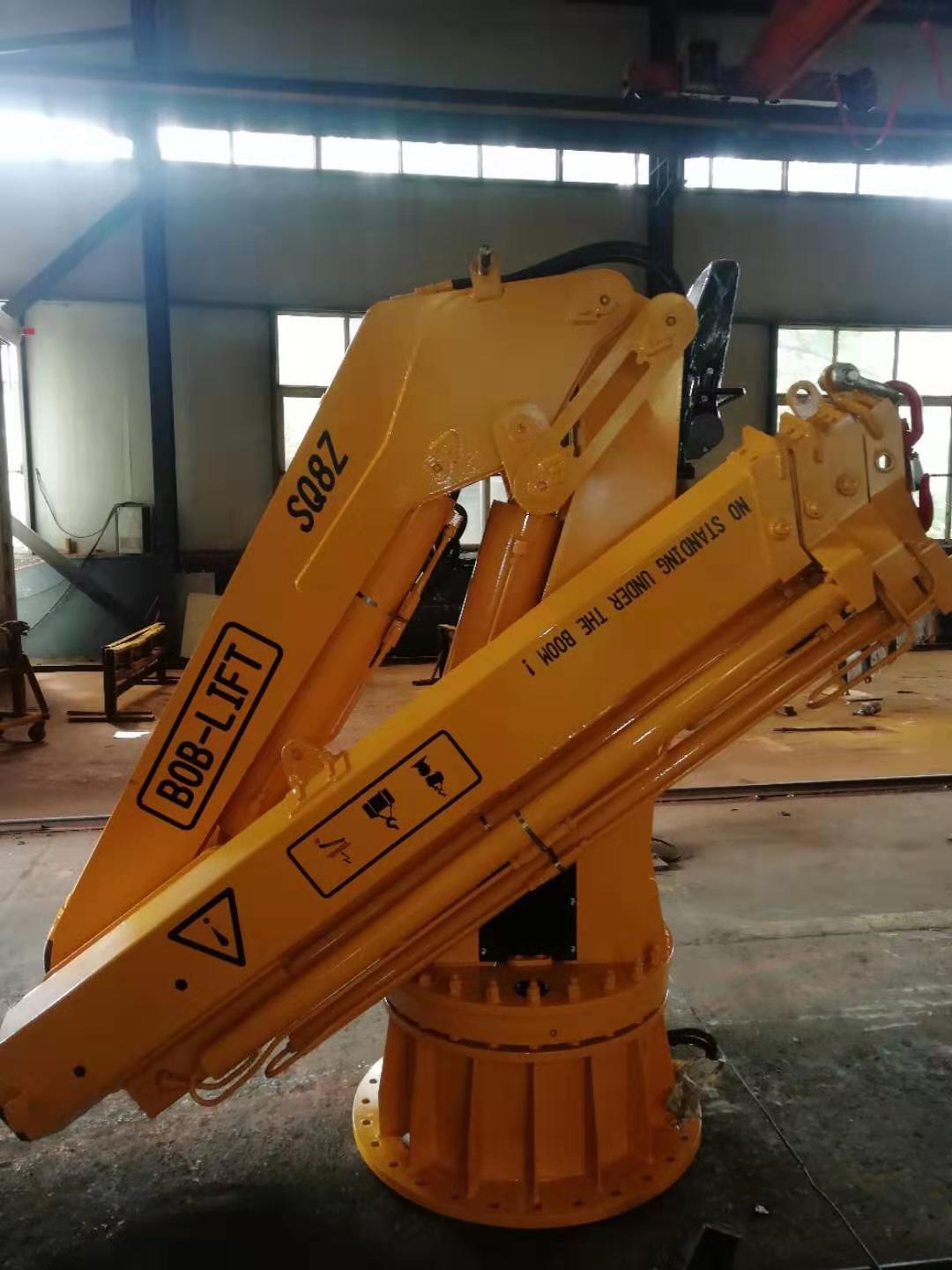 8 ton knuckle boom marine crane to Bangladesh (2)