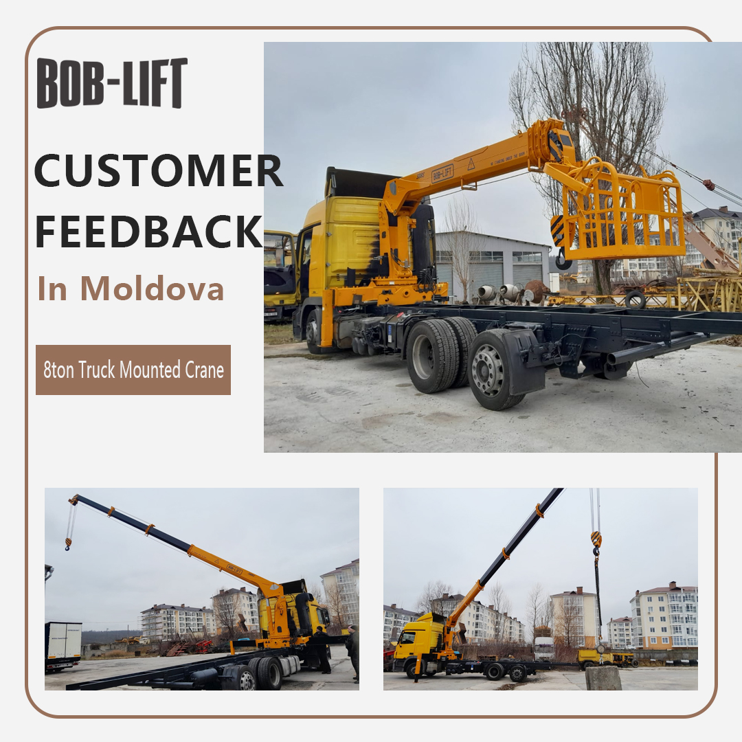 Trusted by Moldova: BOB-LIFT Folding Boom Cranes