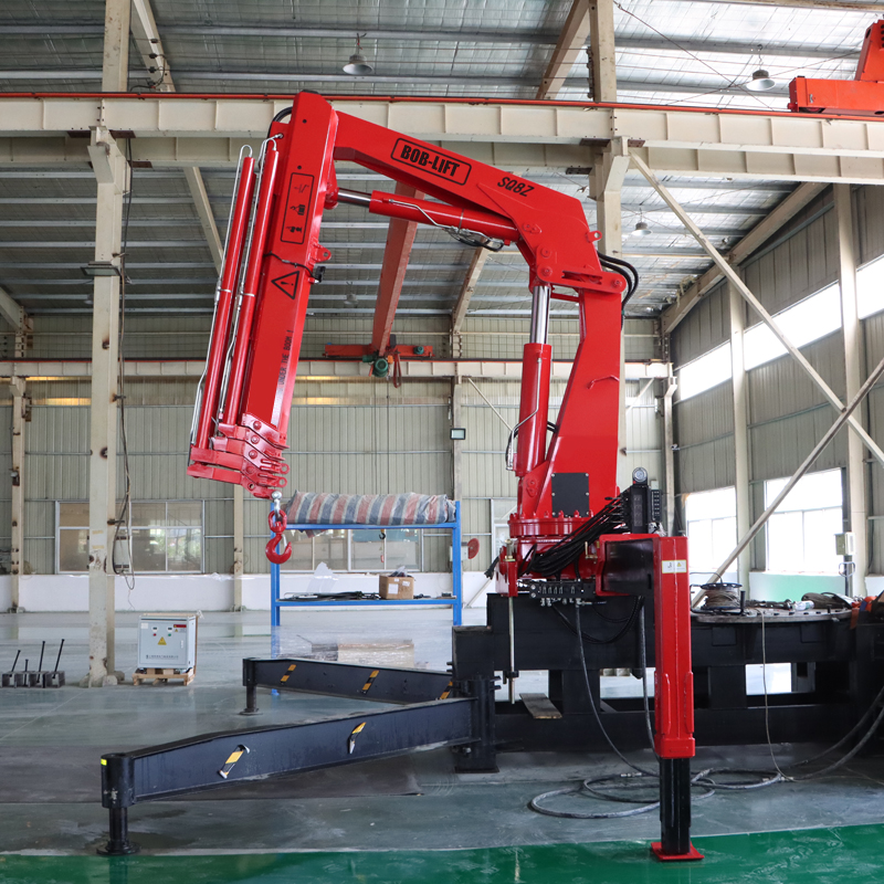 8 Ton Knuckle Boom Truck Mounted Crane