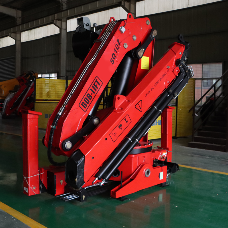 10 Ton Knuckle Boom Truck Mounted Crane