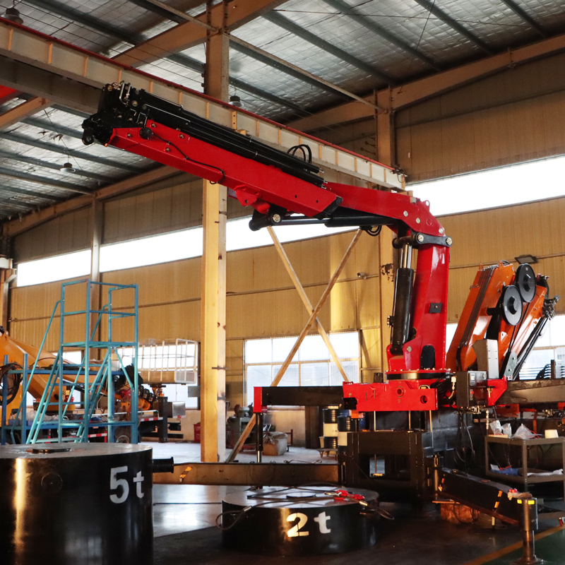10 Ton Knuckle Boom Truck Mounted Crane