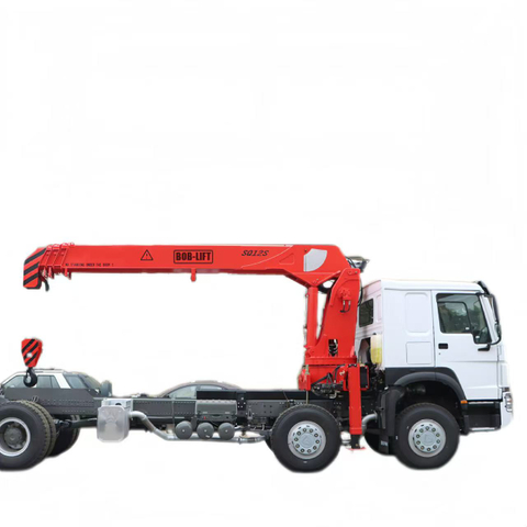 12 Ton Telescopic Boom Truck Mounted Crane
