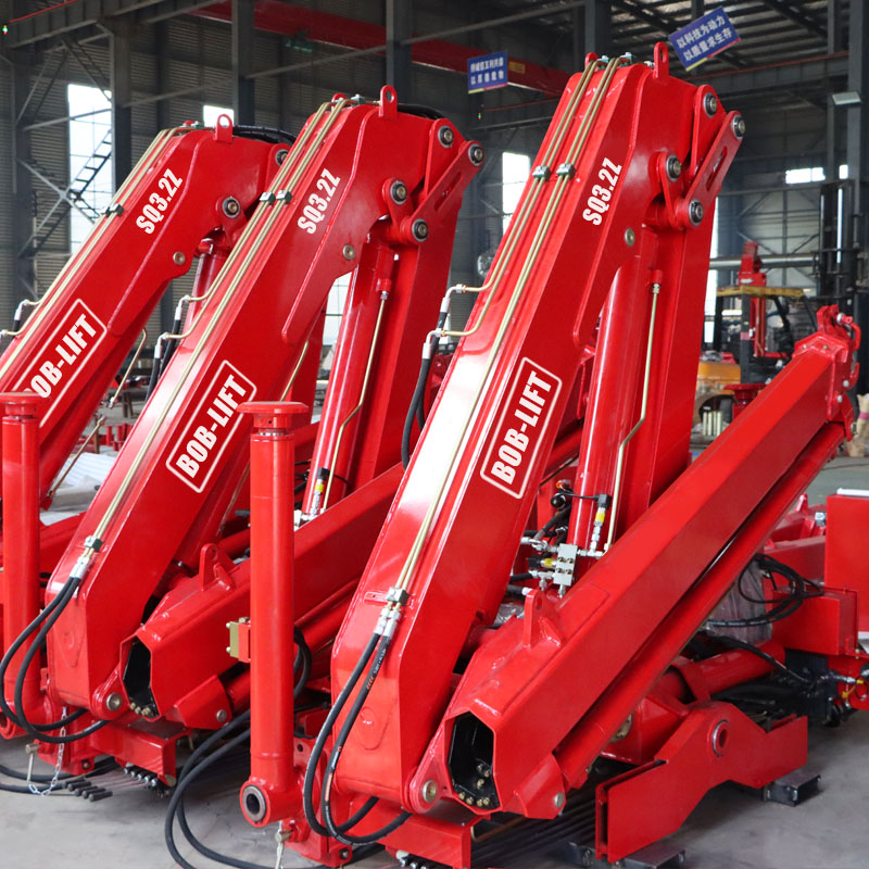 3.2 Ton Knuckle Boom Truck Mounted Crane
