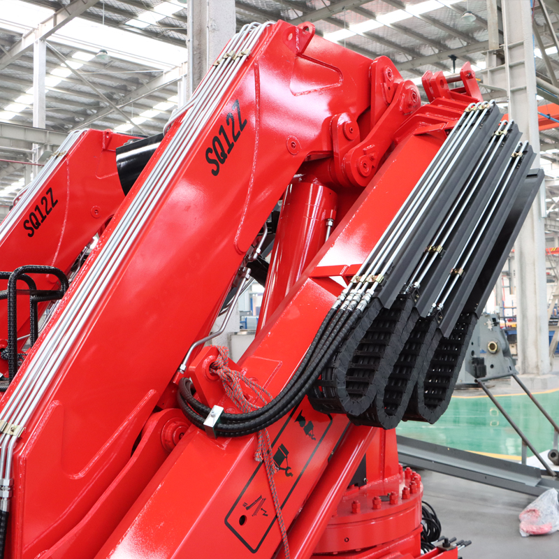 12 Ton Knuckle Boom Truck Mounted Crane