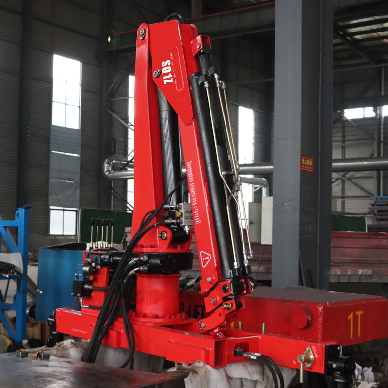 1 Ton Knuckle Boom Truck Mounted Crane