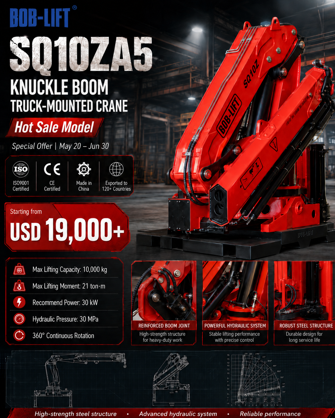 BOB-LIFT SQ10ZA5 Limited Time Discount Hot Selling!