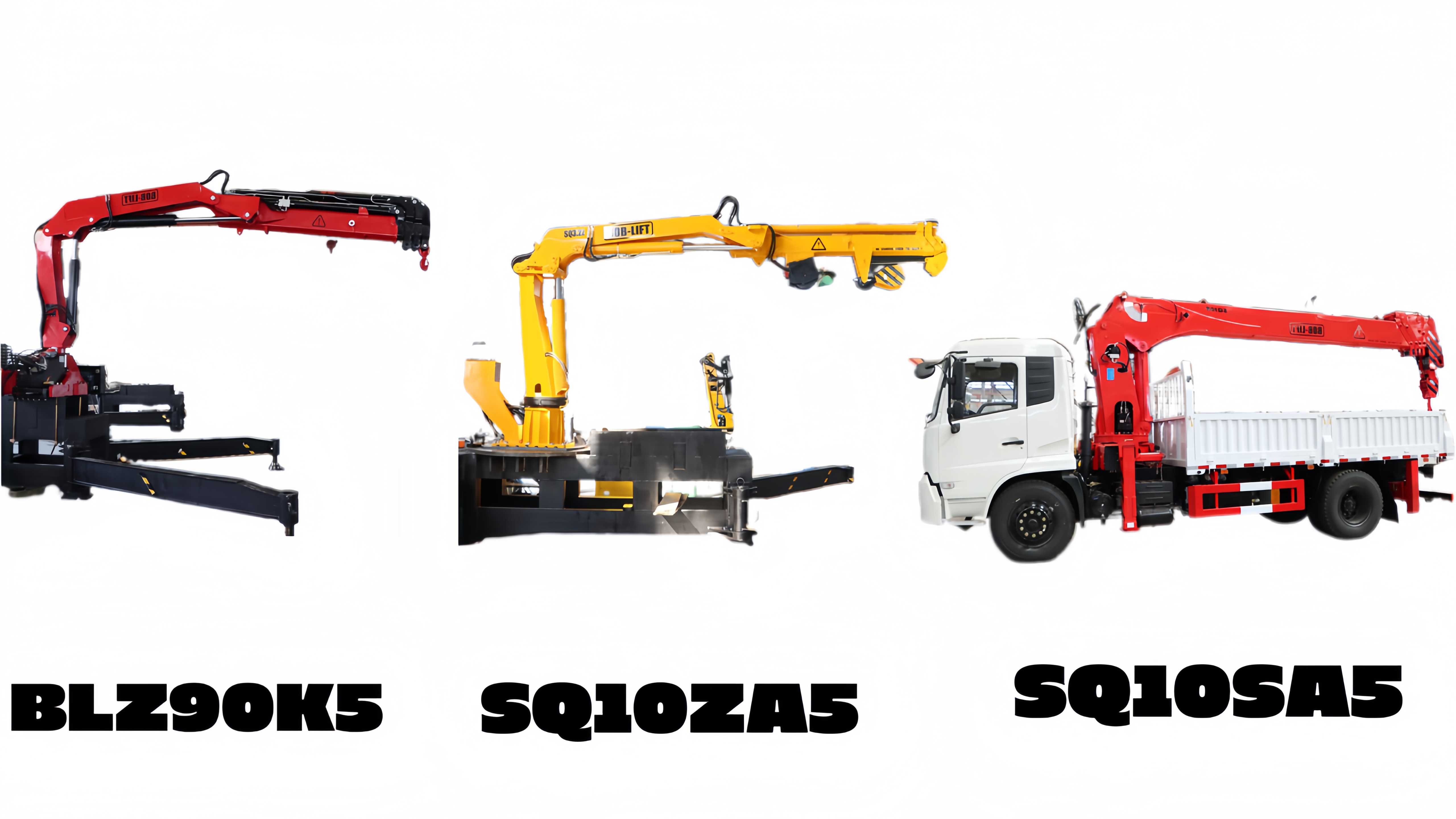 BOB-LIFT Three Models of Truck-mounted Cranes Are Currently on Promotion.