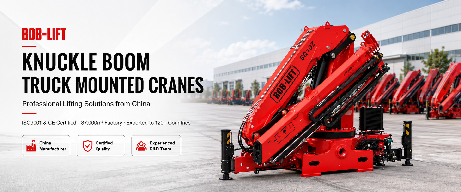 BOB-LIFT has some of the best knuckle boom truck mounted cranes in the market. We have been in the business for a while now and will ensure you get the best in the market.