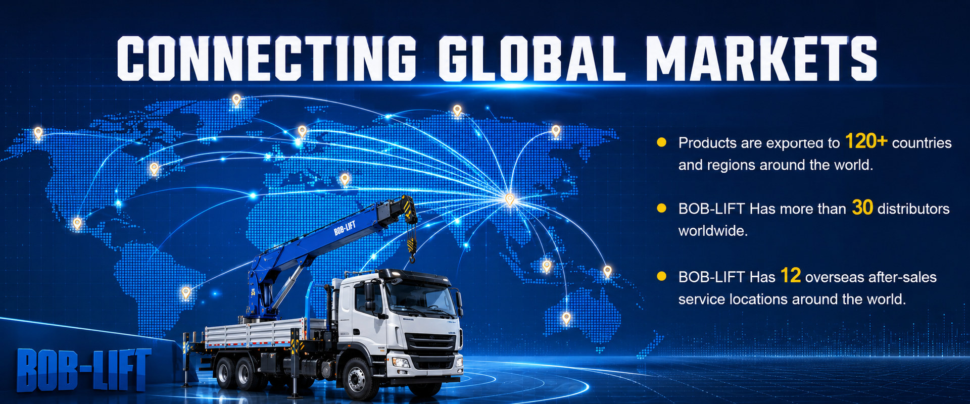 Xuzhou BOB-LIFT Construction Machinery Co., Ltd. is a high-tech enterprise specializing in the design, development, manufacture and sales of truck-mounted cranes.